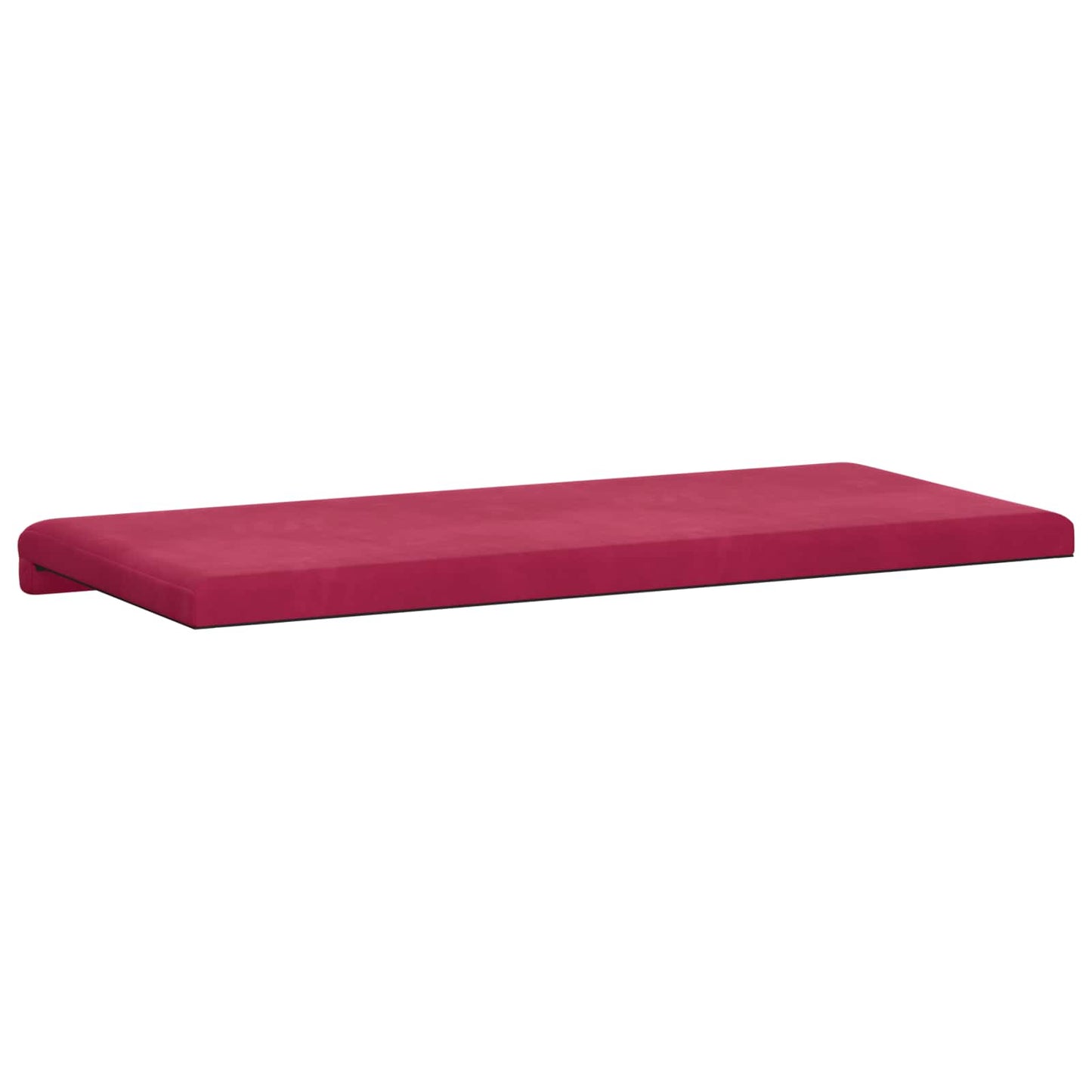 Bankkussen fluweel Wijnrood Diepte 35 cm