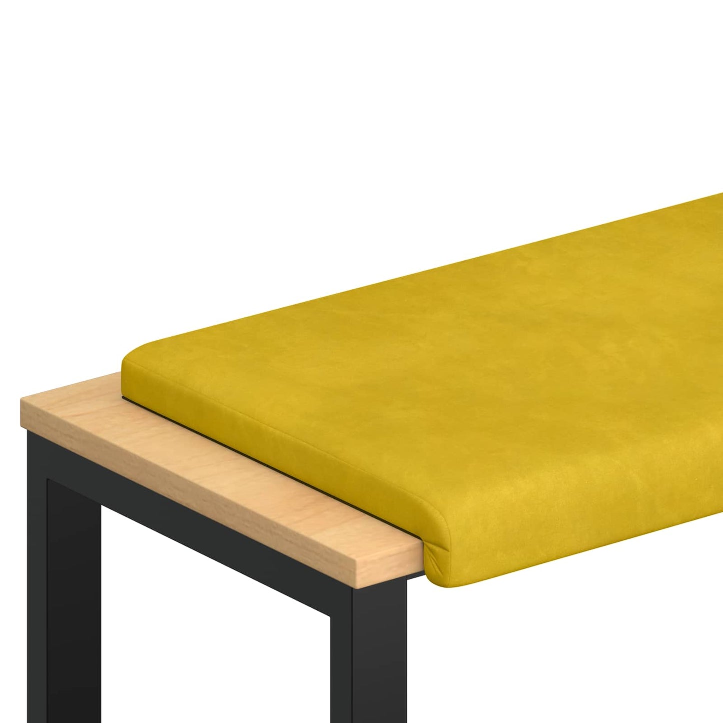 Bankkussen fluweel Geel Diepte 35 cm