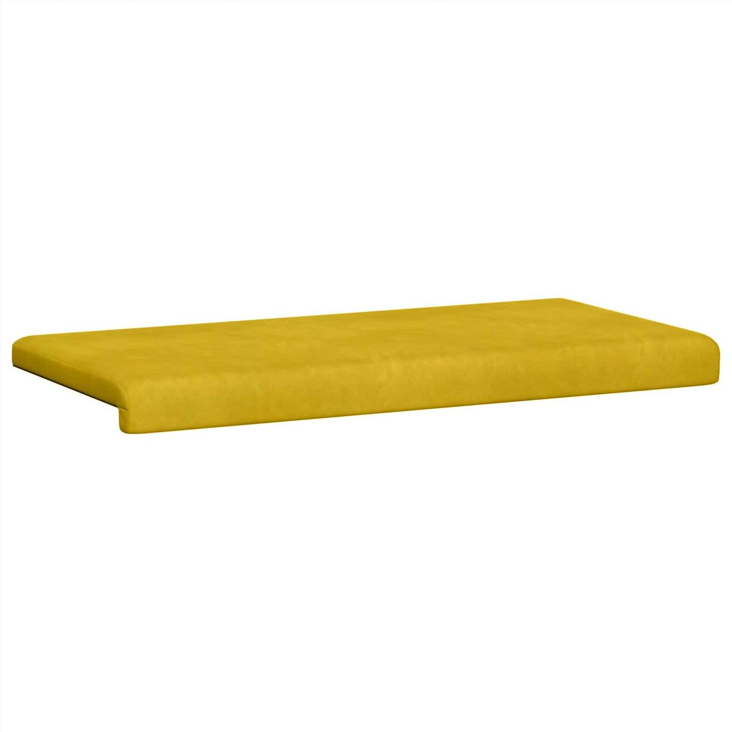 Bankkussen fluweel Geel Diepte 35 cm