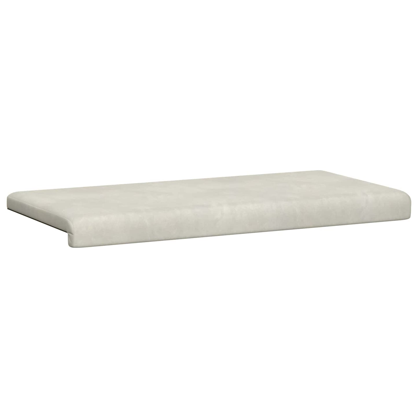 Bankkussen fluweel Crèmekleurig Diepte 35 cm