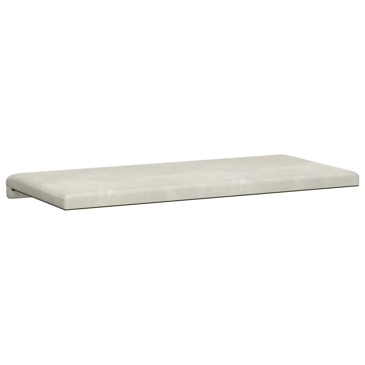 Bankkussen fluweel Crèmekleurig Diepte 35 cm