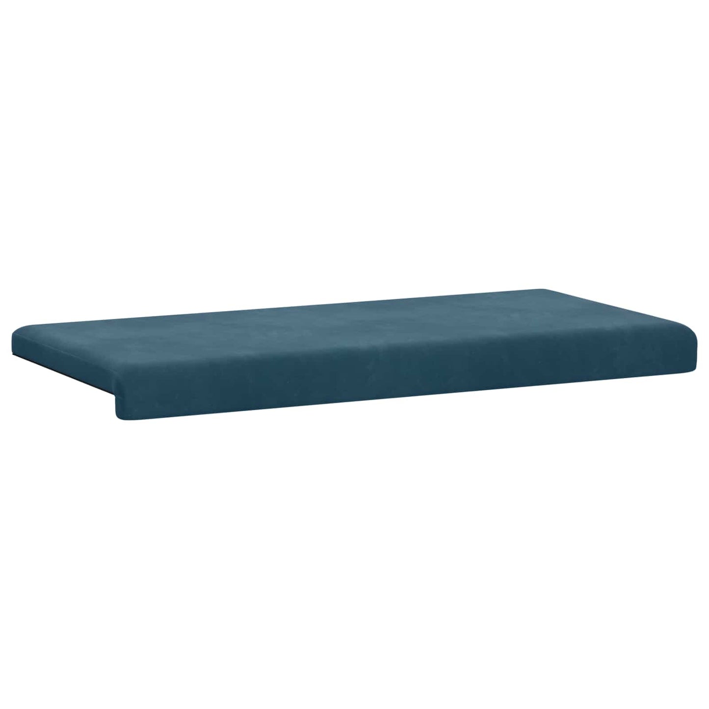 Bankkussen fluweel Blauw Diepte 35 cm