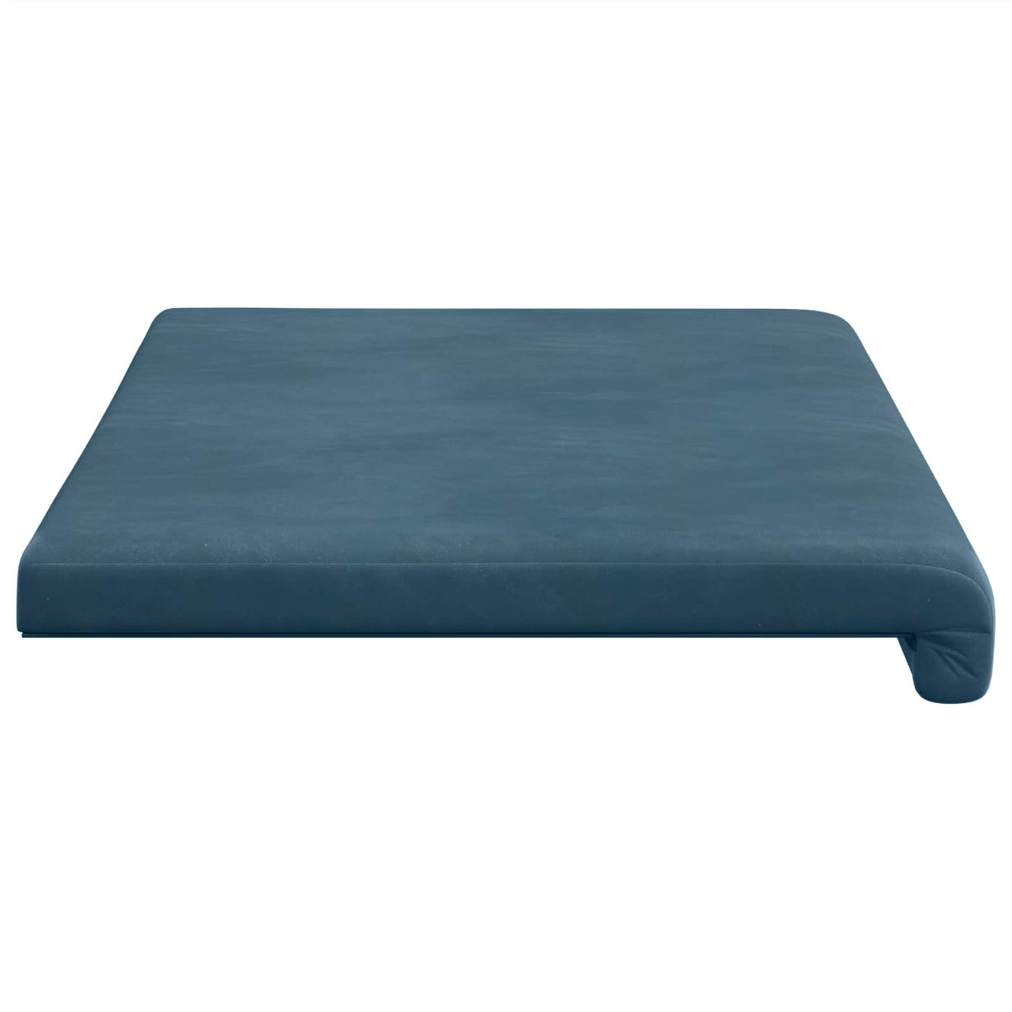 Bankkussen fluweel Blauw Diepte 35 cm