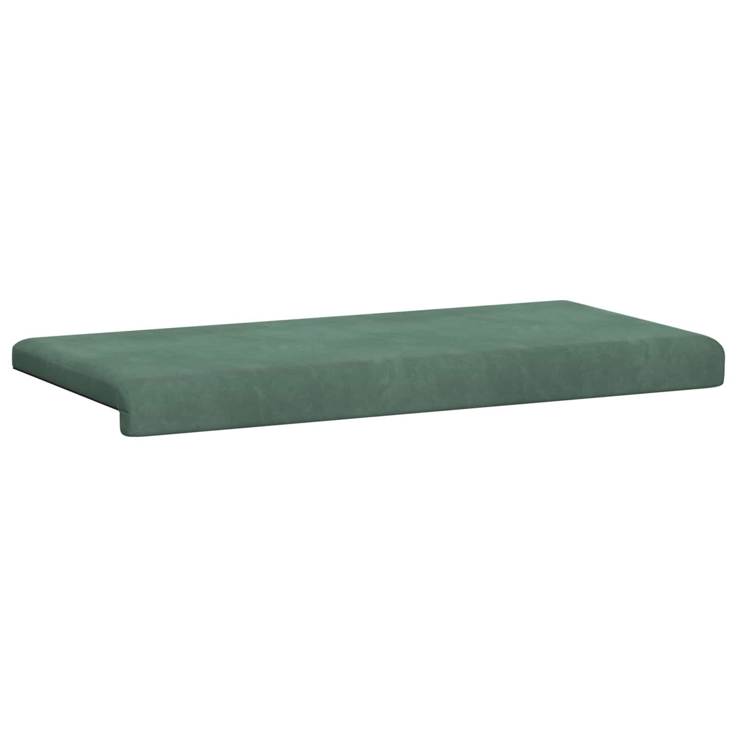 Bankkussen fluweel Zeegroen Diepte 35 cm