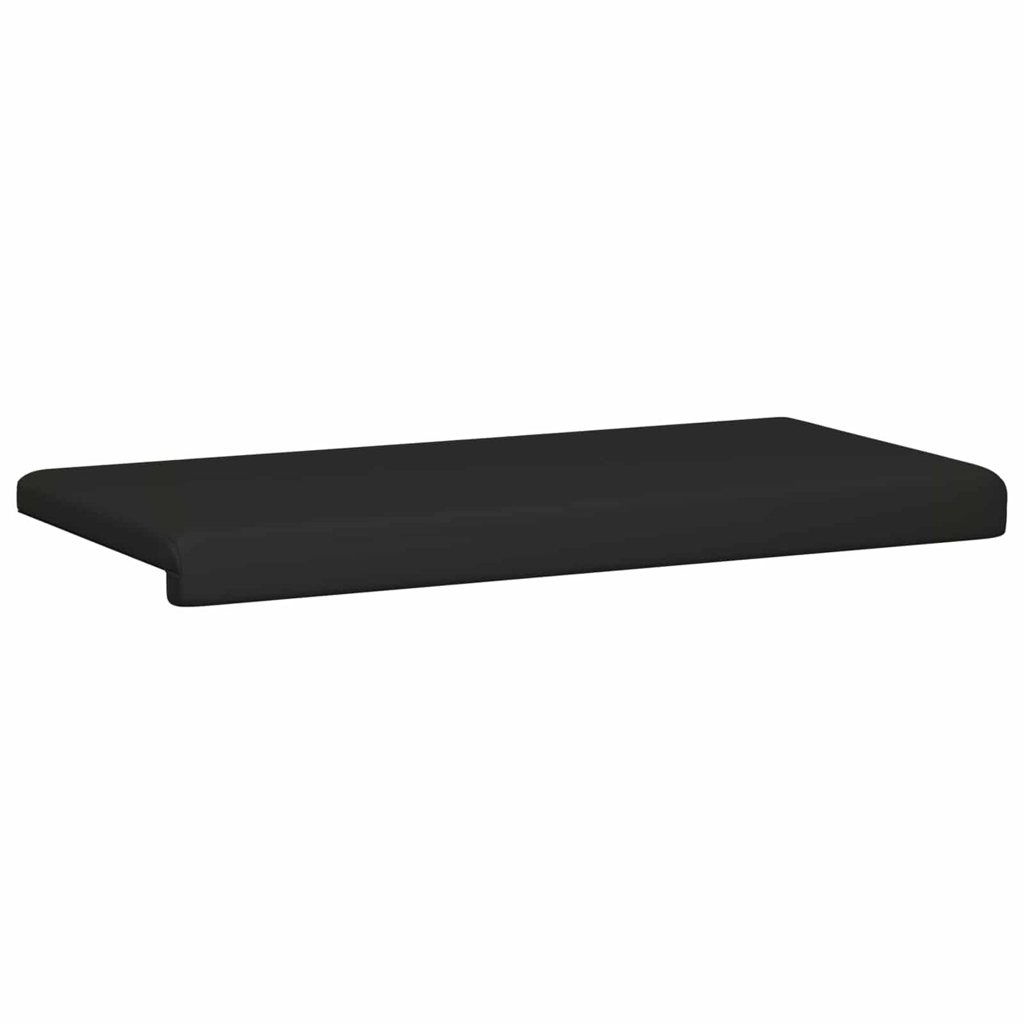 Bankkussen Kunstleer Zwart Diepte 35 cm