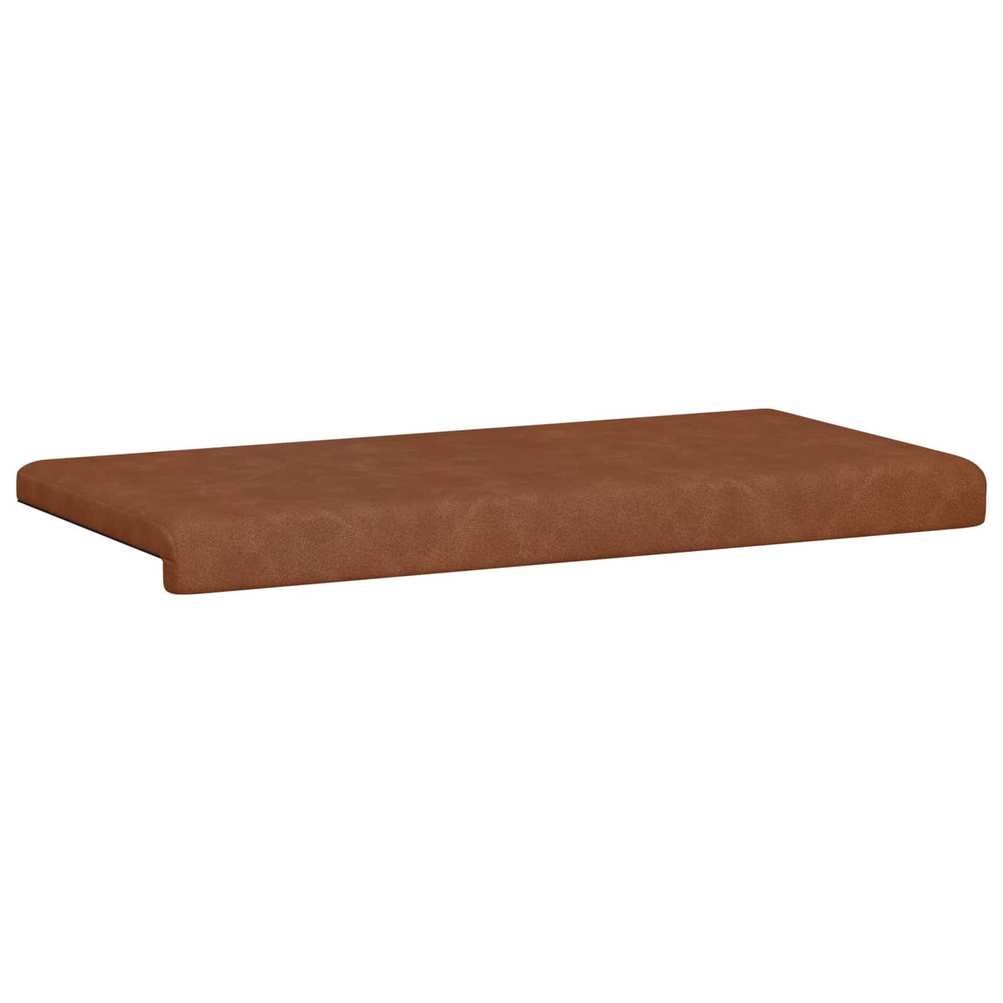 Bankkussen Kunstleer Bruin Diepte 35 cm