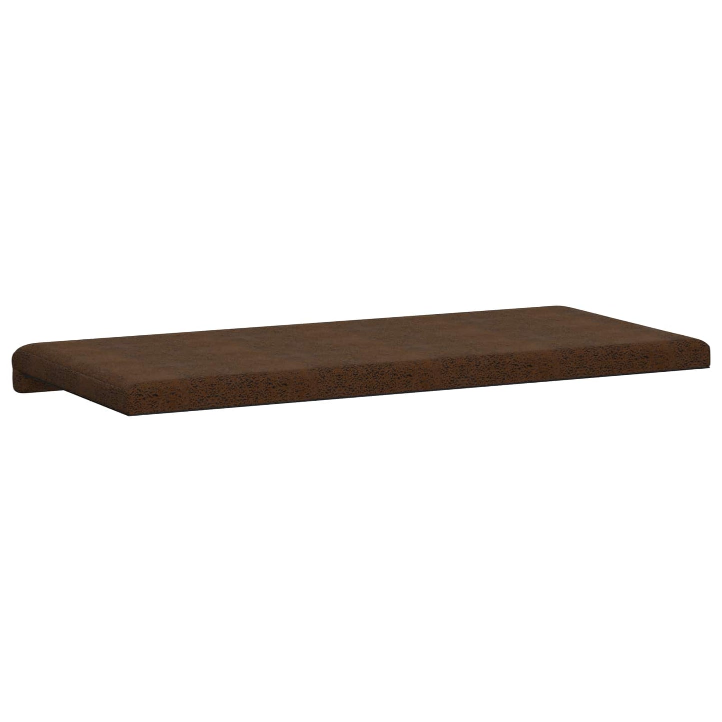 Bankkussen Faux Suède Stof Bruin Diepte 35 cm