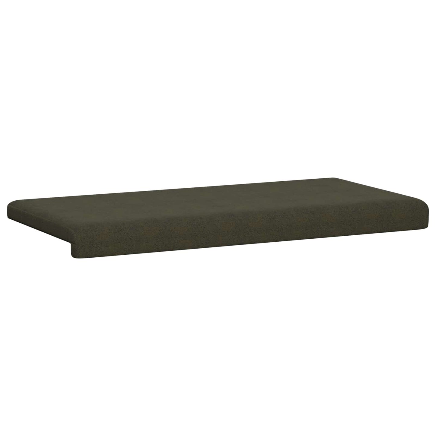 Bankkussen Faux Suède Stof Legergroen Diepte 35 cm
