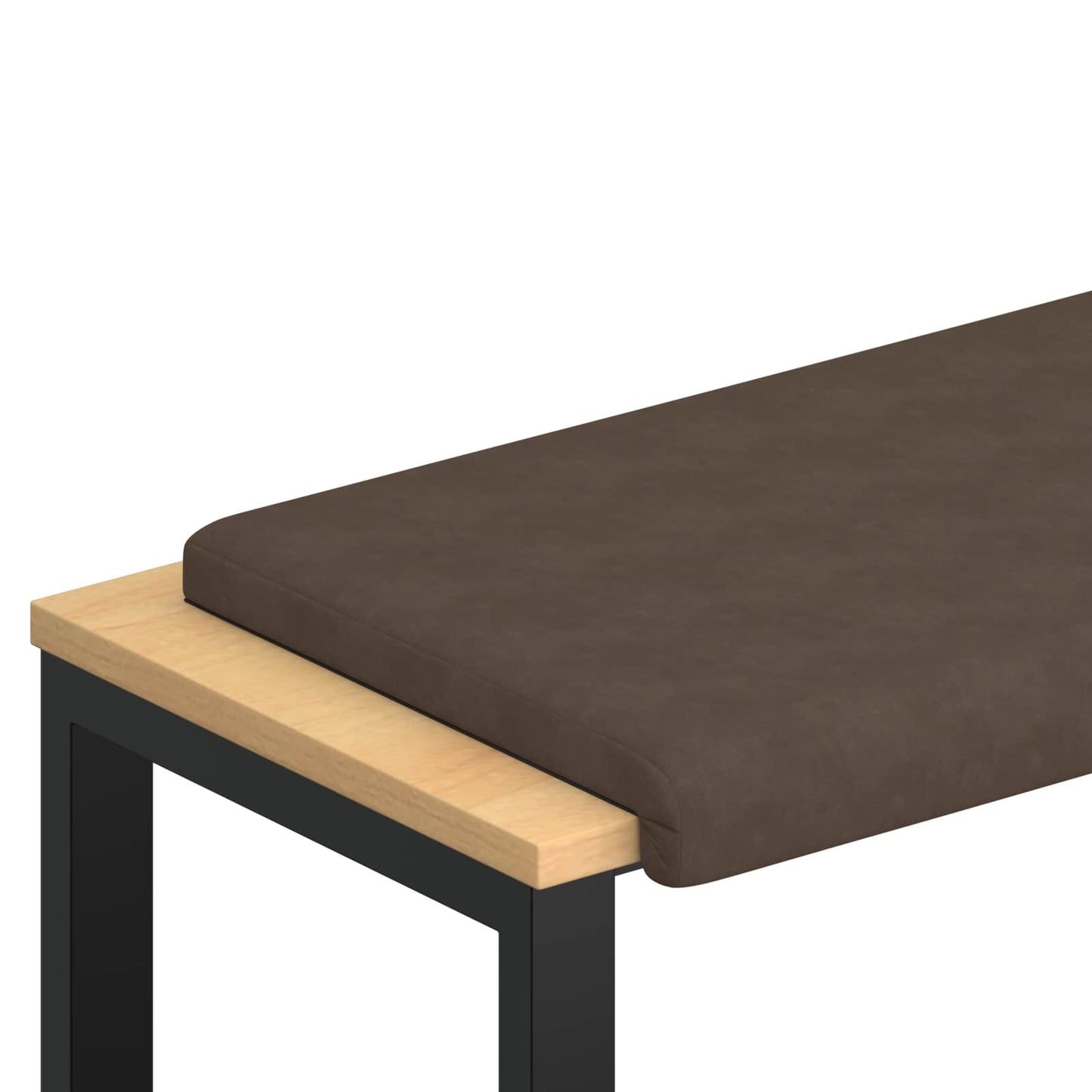 Bankkussen Microvezel Bruin Diepte 35 cm