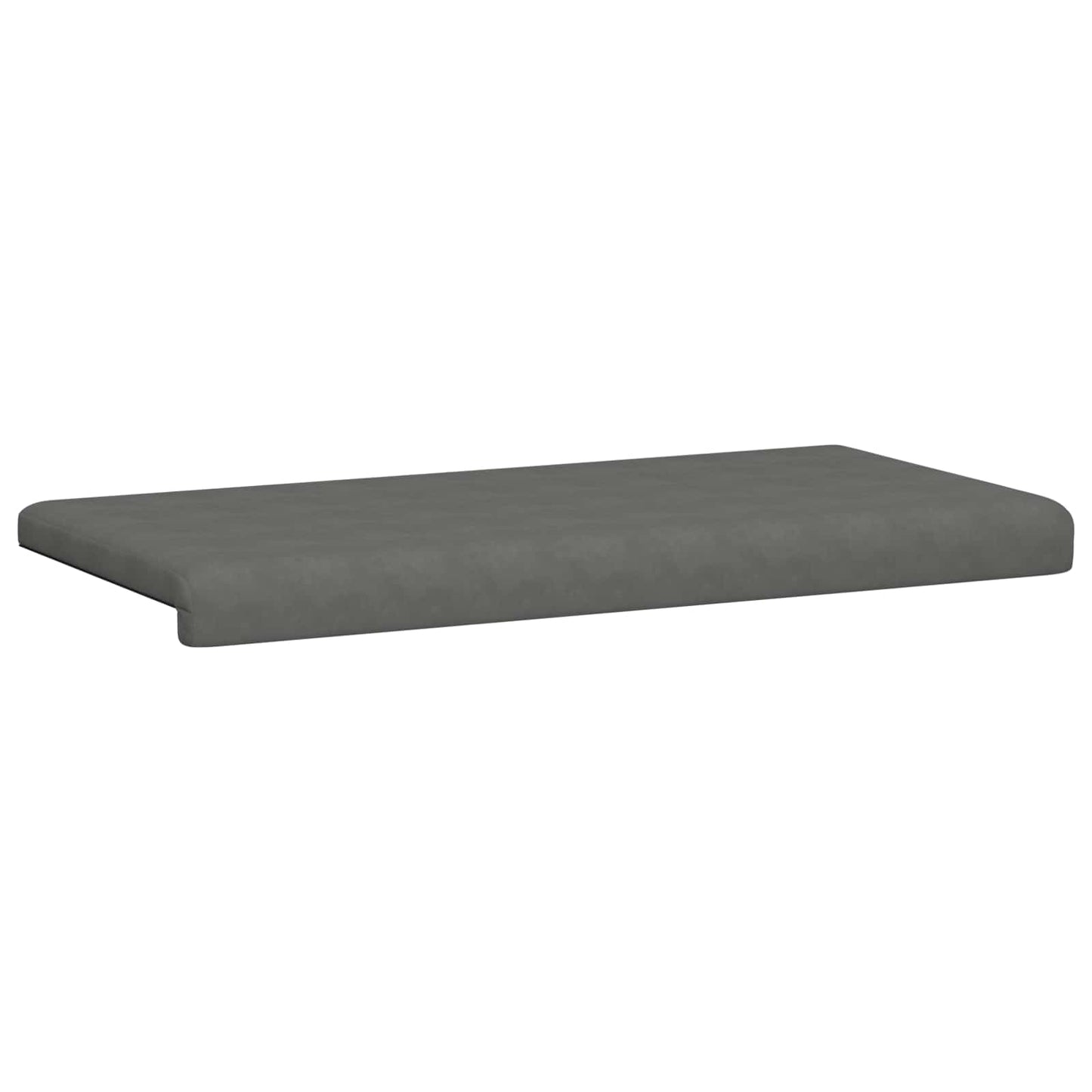 Bankkussen Microvezel Donkergrijs Diepte 35 cm