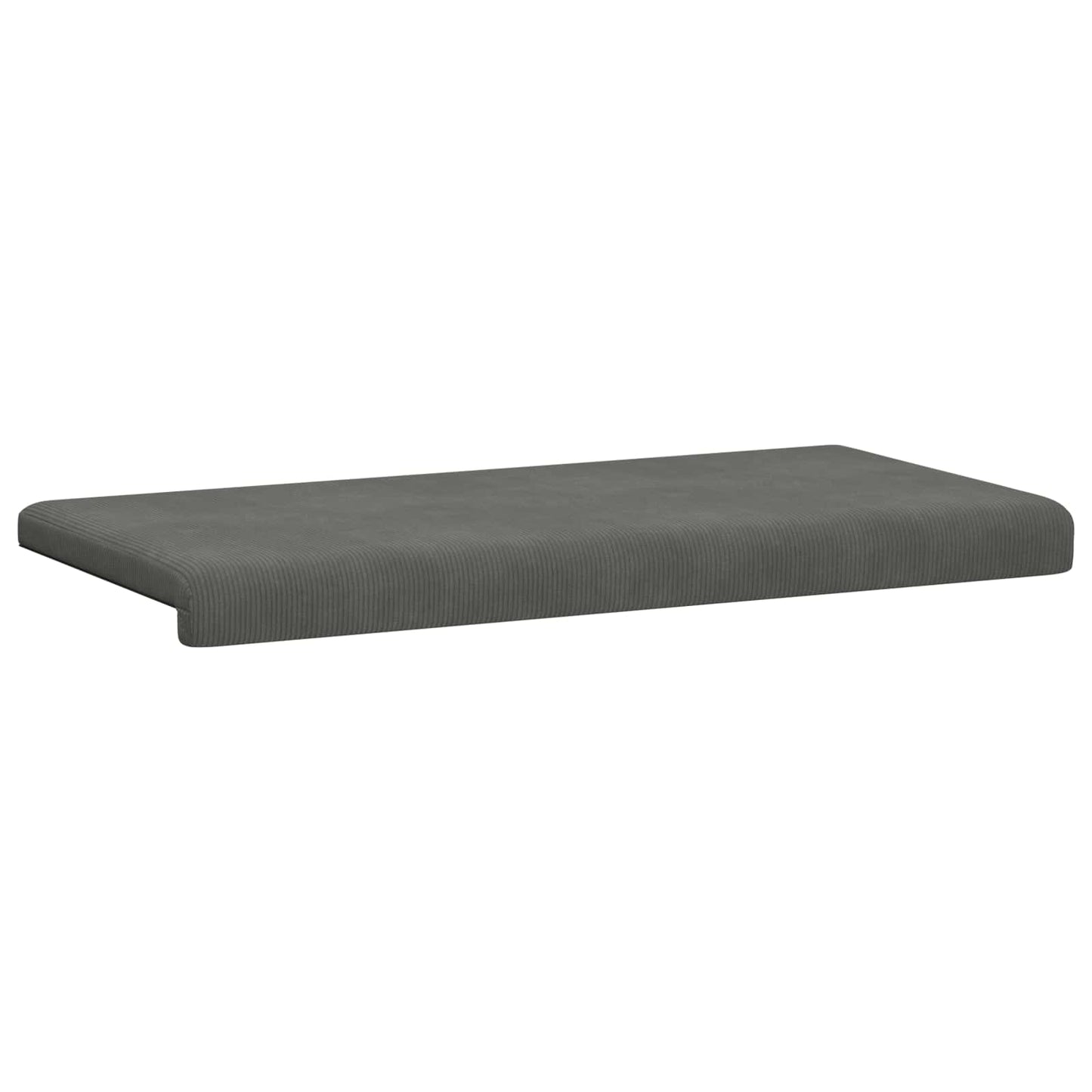 Bankkussen corduroy Donkergrijs Diepte 35 cm