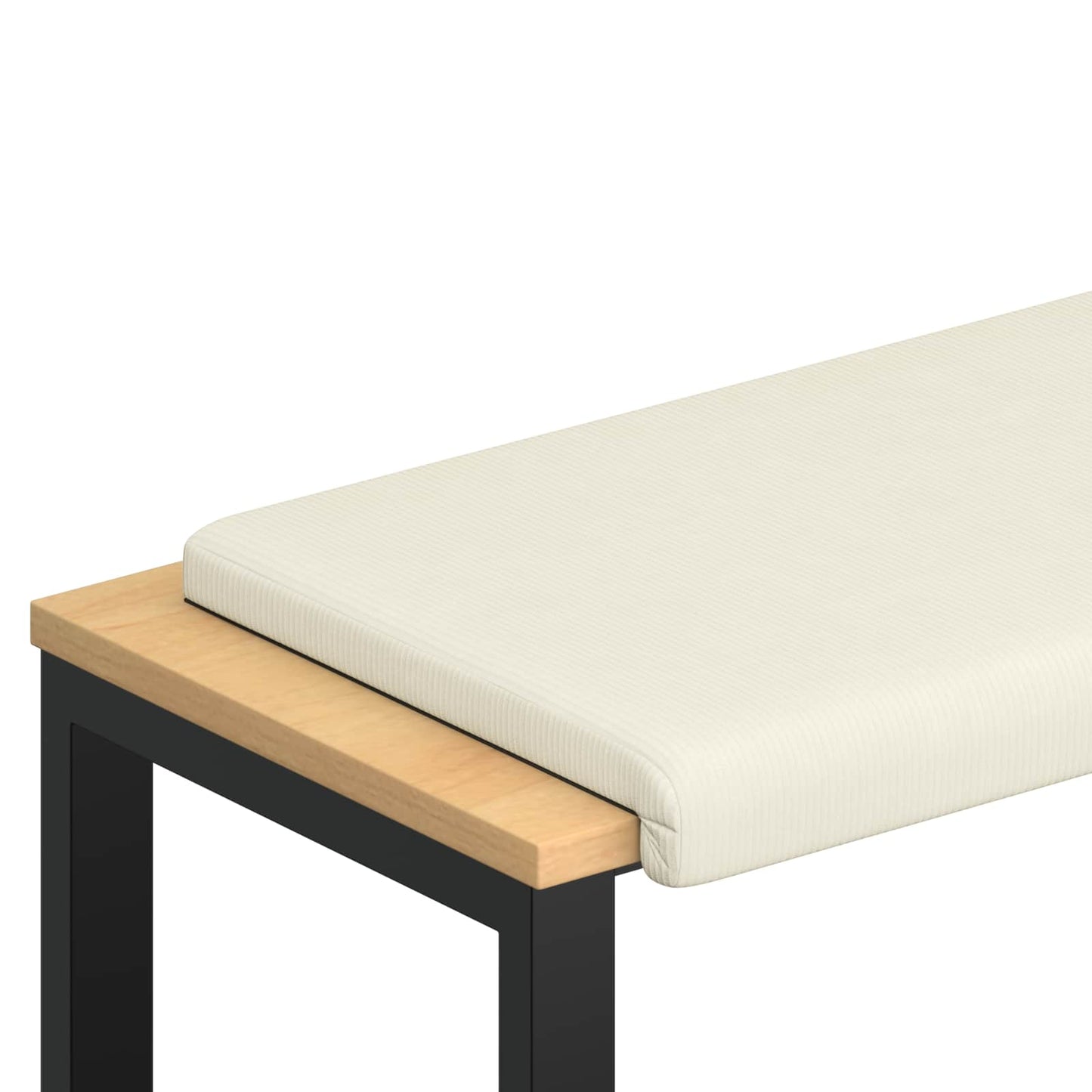 Bankkussen corduroy Crèmekleurig Diepte 35 cm