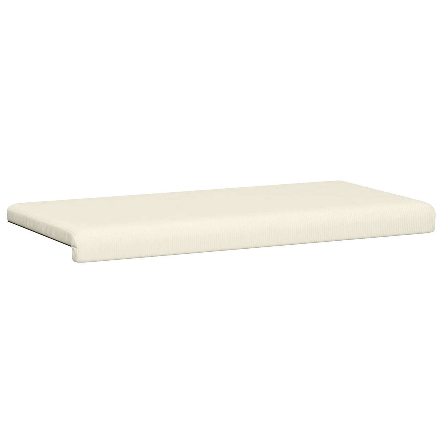 Bankkussen corduroy Crèmekleurig Diepte 35 cm