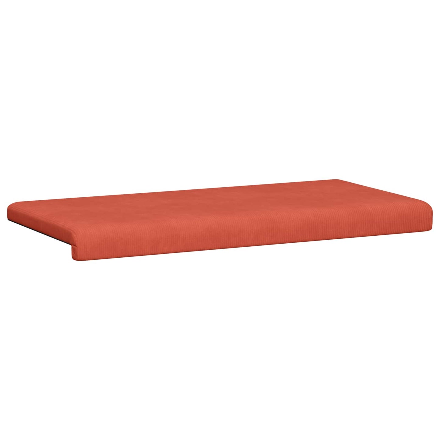 Bankkussen corduroy Rood-oranje Diepte 35 cm
