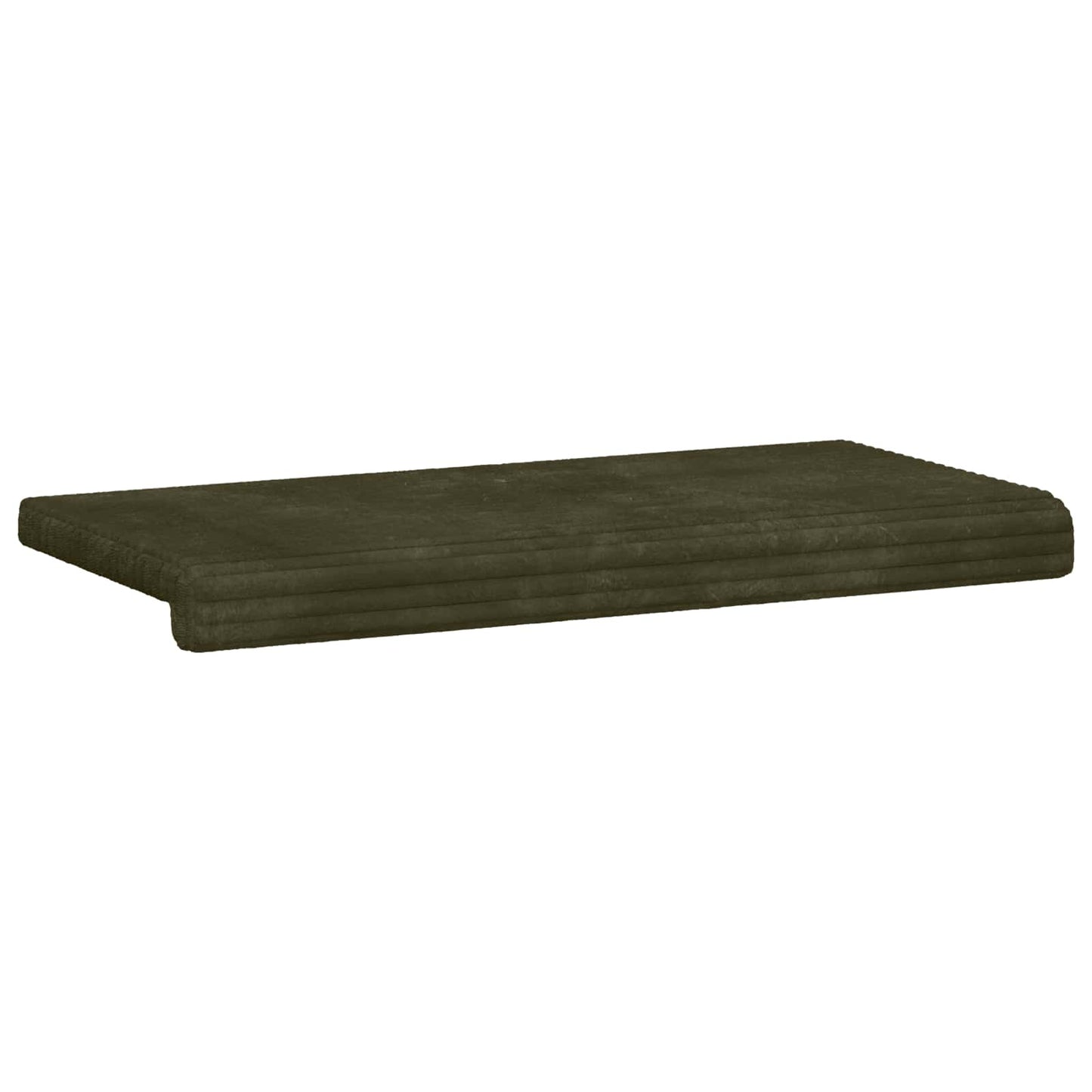 Bankkussen Pluche Corduroy Groen Diepte 35 cm