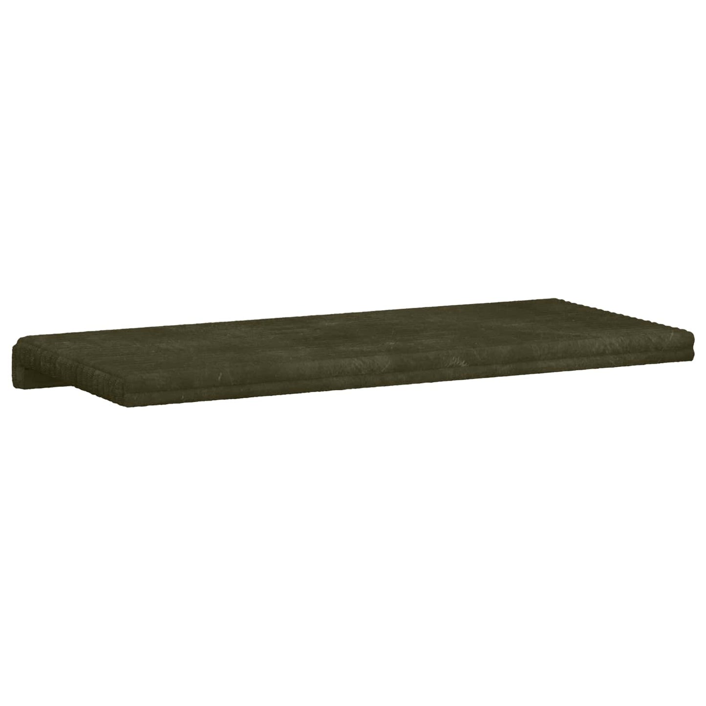 Bankkussen Pluche Corduroy Groen Diepte 35 cm
