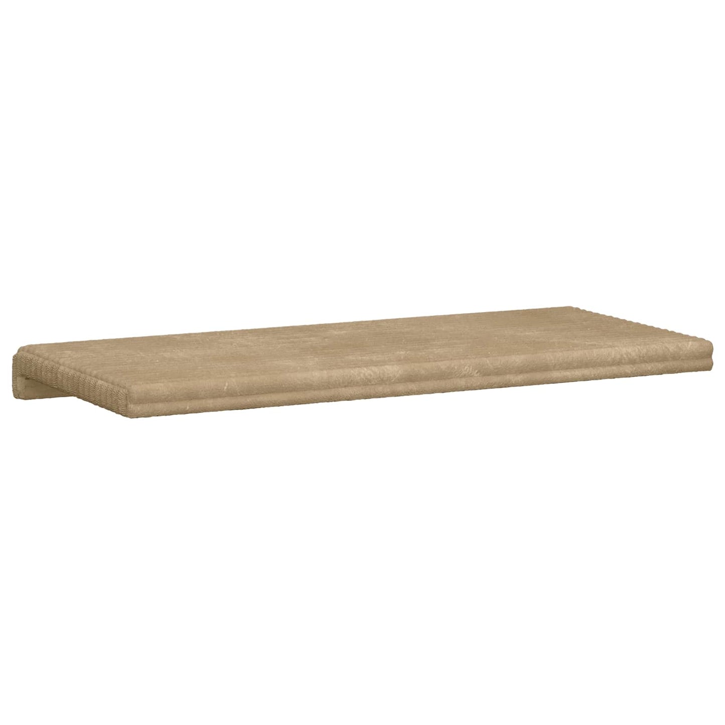 Bankkussen Pluche Corduroy Taupe Diepte 35 cm