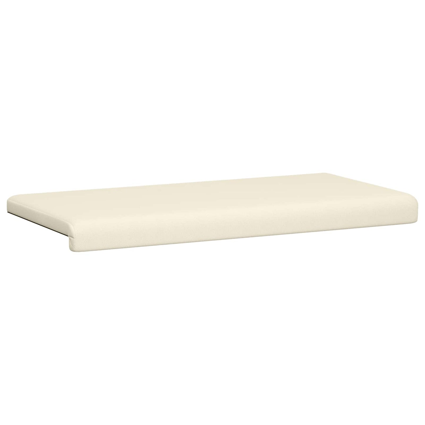 Bankkussen Textured Velvet Crèmekleurig Diepte 35 cm