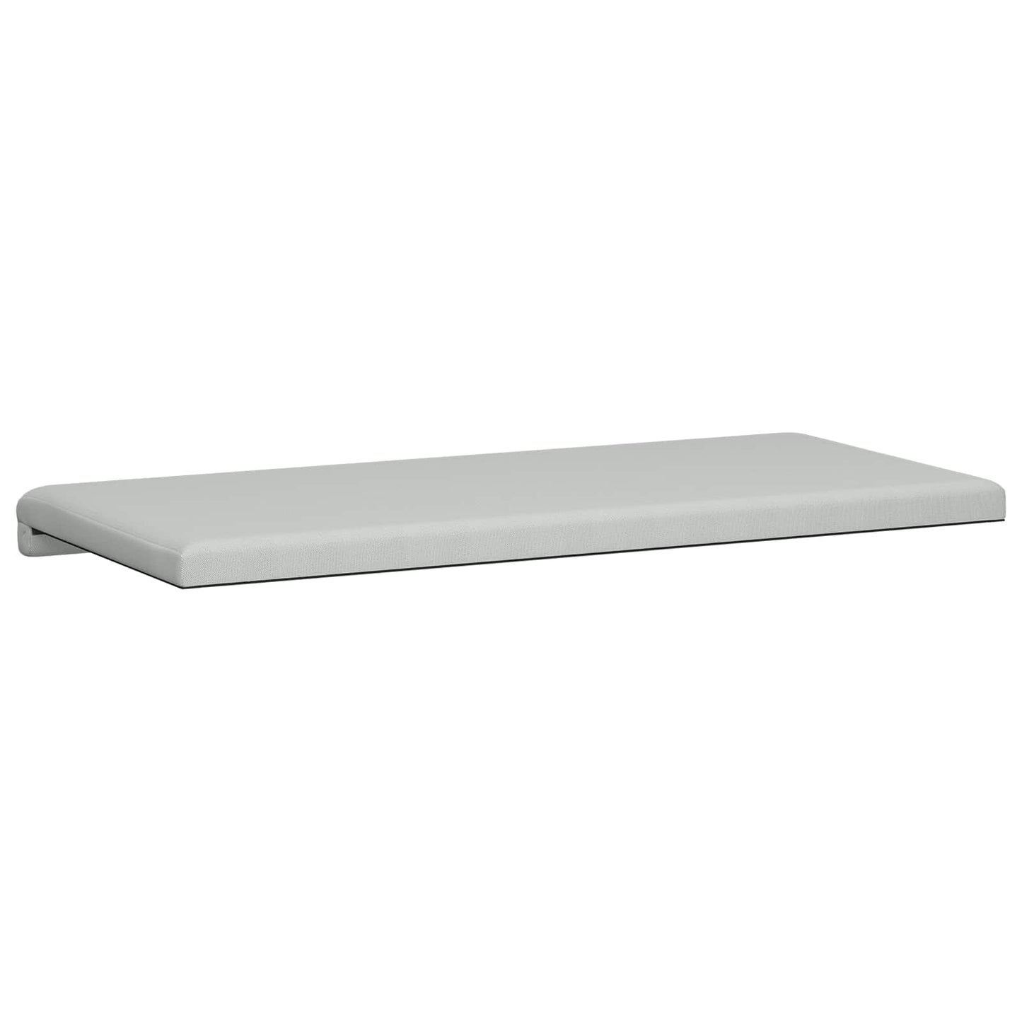 Bankkussen Textured Velvet Lichtgrijs Diepte 35 cm