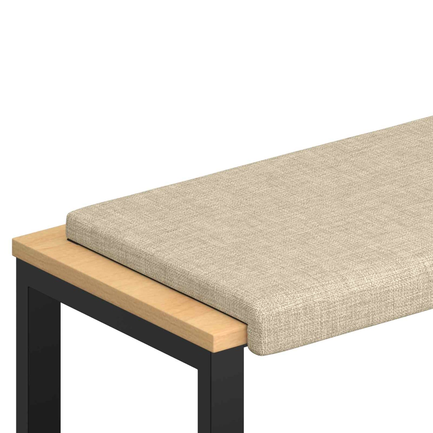 Bankkussen Stof Crèmekleurig Diepte 35 cm