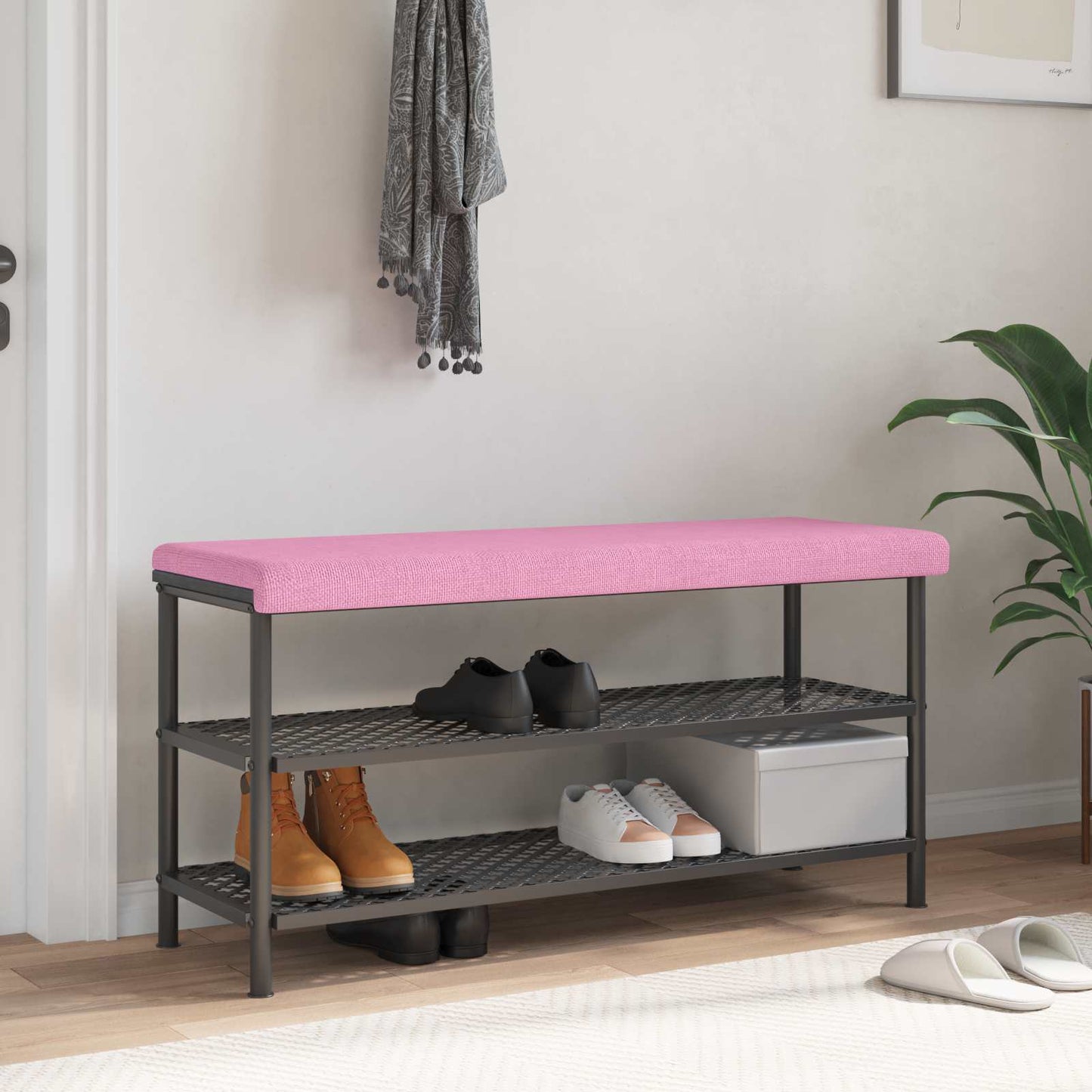 Bankkussen Stof Roze Diepte 35 cm