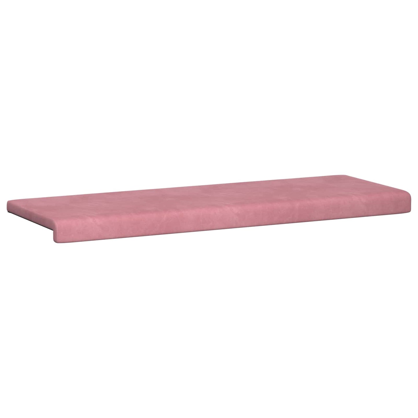 Bankkussen fluweel Roze Diepte 35 cm