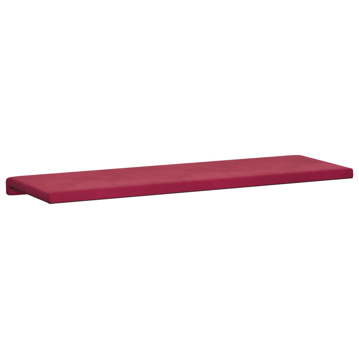 Bankkussen fluweel Wijnrood Diepte 35 cm