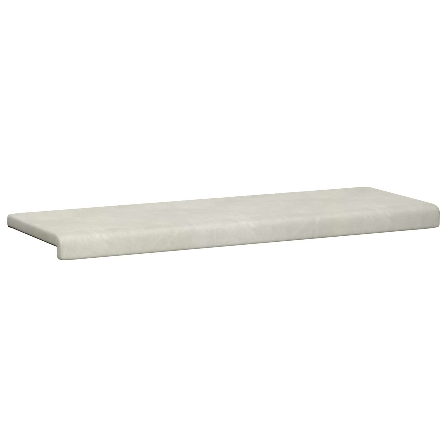 Bankkussen fluweel Crèmekleurig Diepte 35 cm
