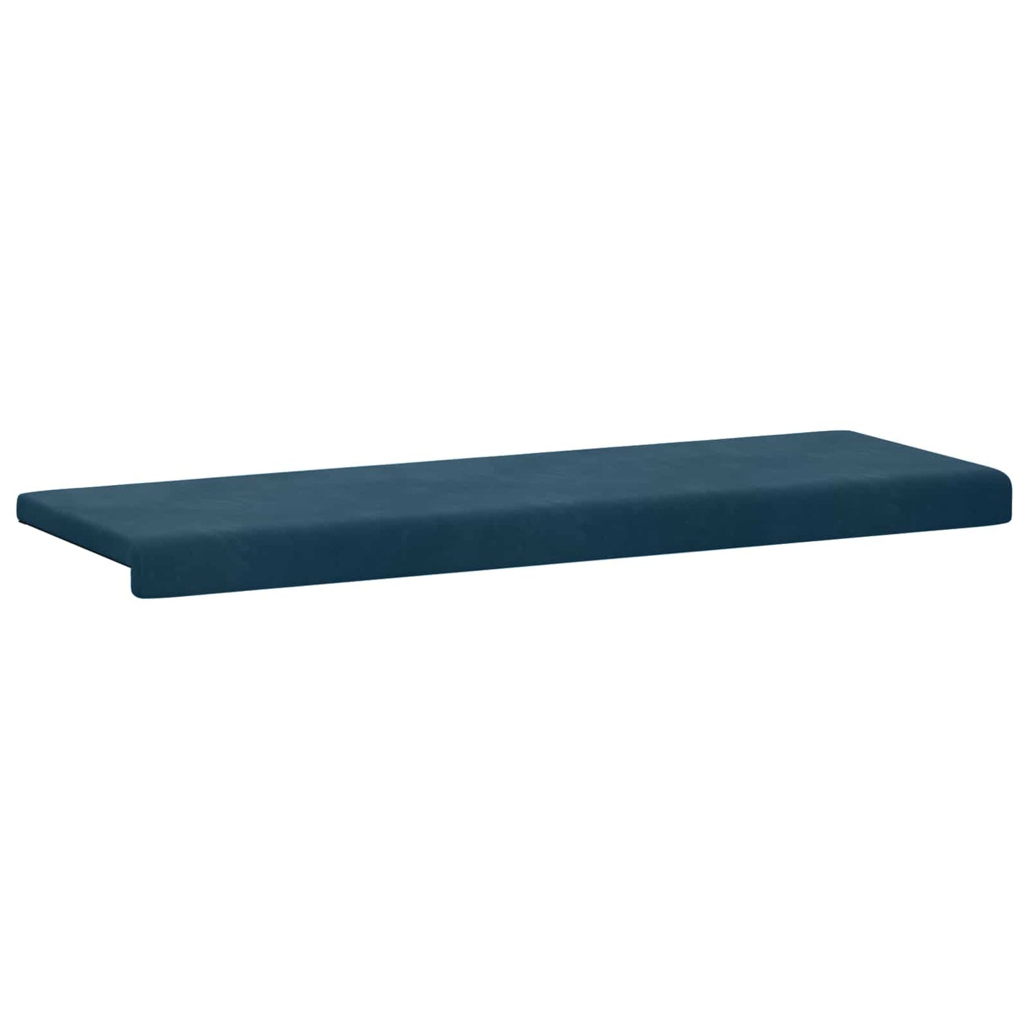 Bankkussen fluweel Blauw Diepte 35 cm