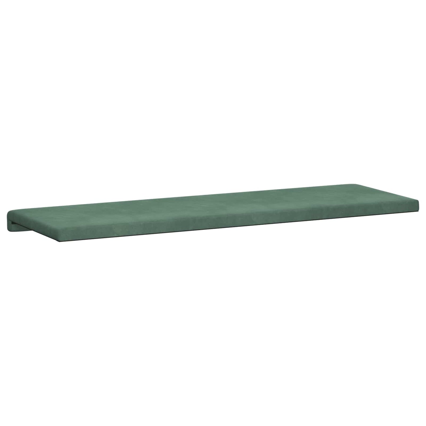 Bankkussen fluweel Zeegroen Diepte 35 cm