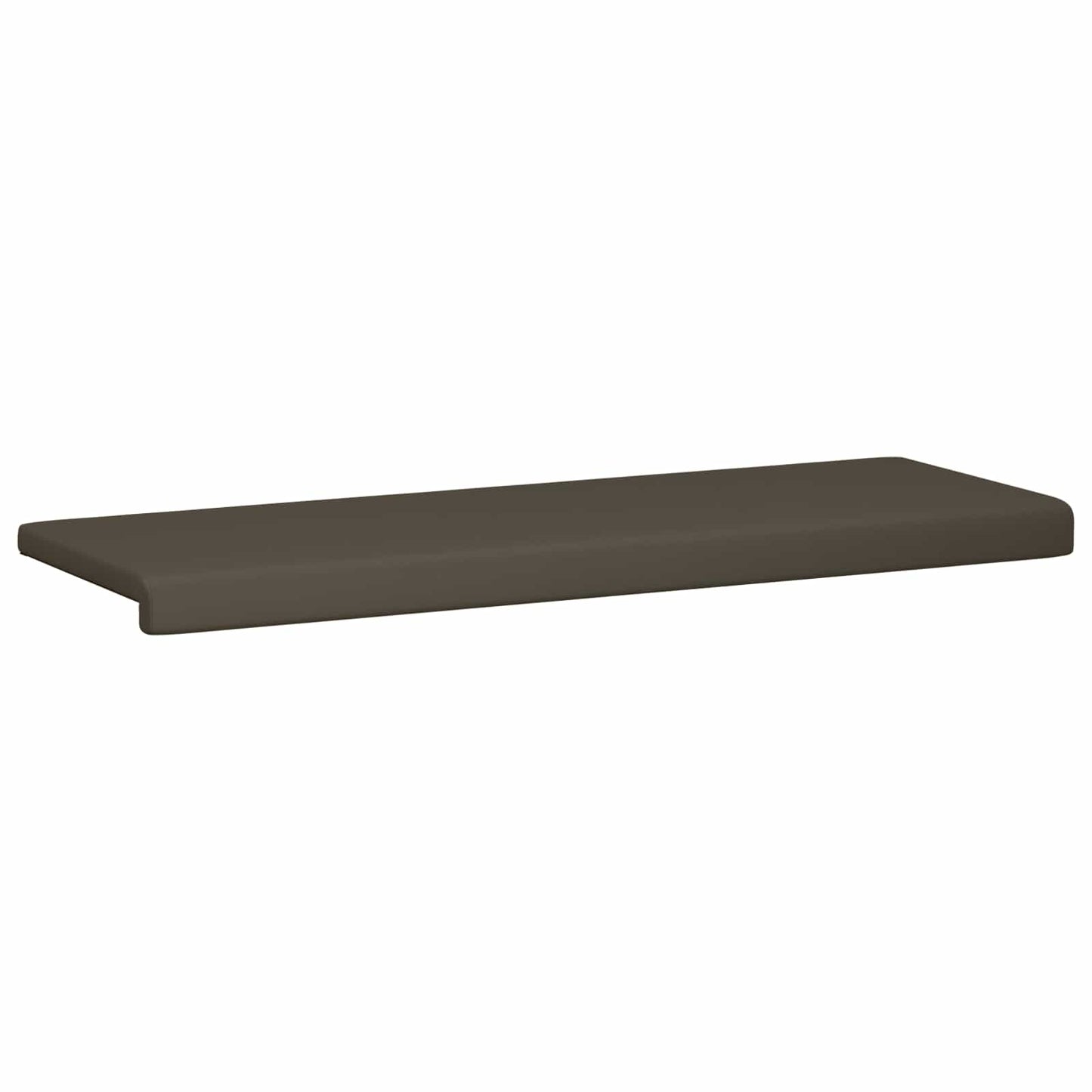 Bankkussen Kunstleer Grijs Diepte 35 cm
