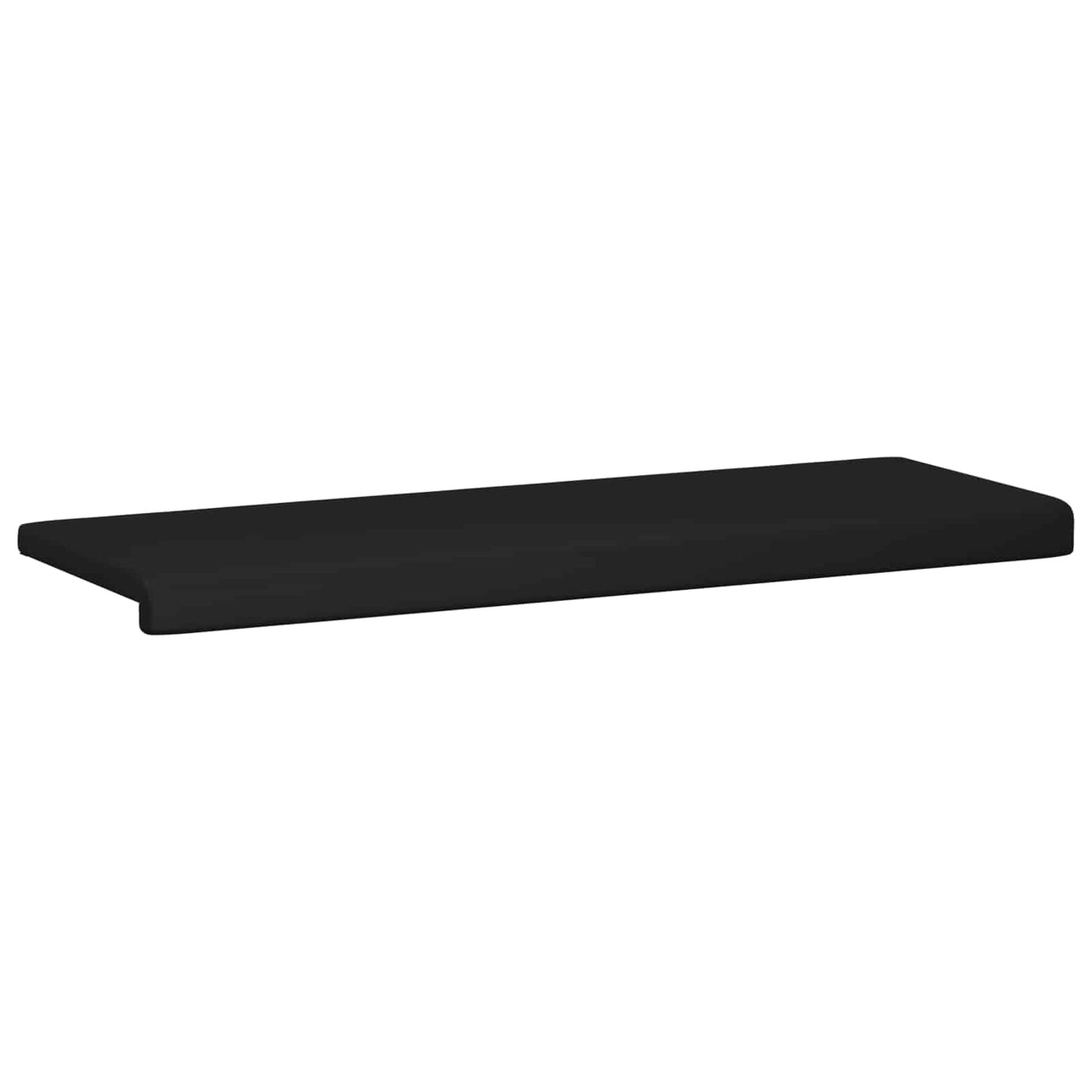 Bankkussen Kunstleer Zwart Diepte 35 cm