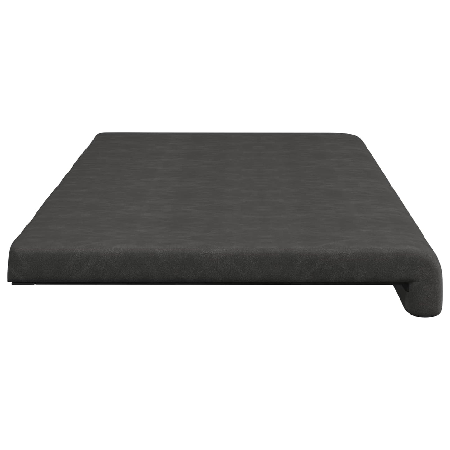 Bankkussen Kunstleer Zwart Diepte 35 cm