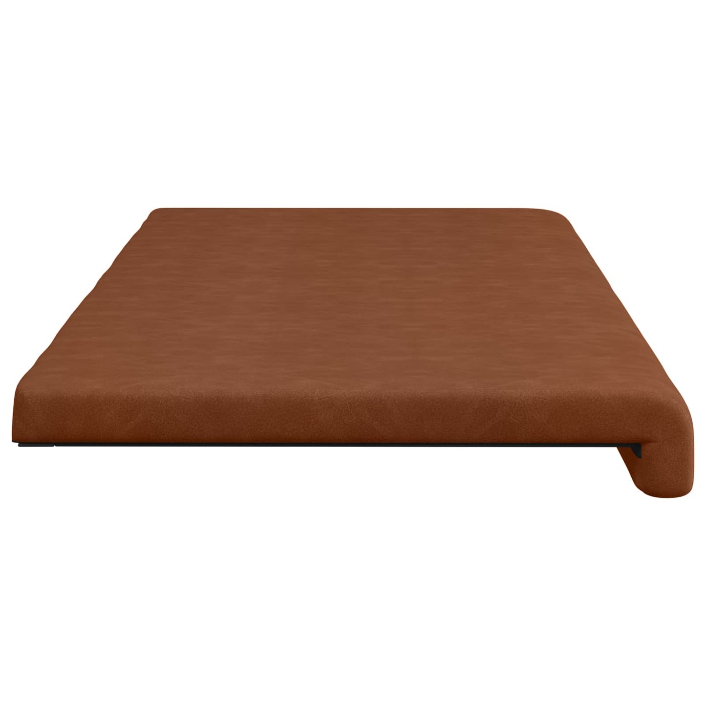 Bankkussen Kunstleer Bruin Diepte 35 cm