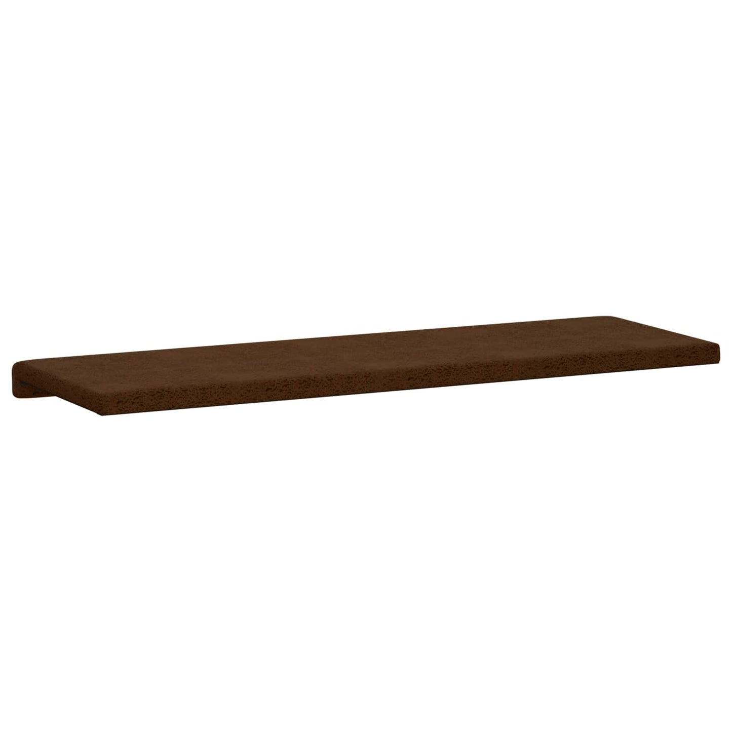 Bankkussen Faux Suède Stof Bruin Diepte 35 cm