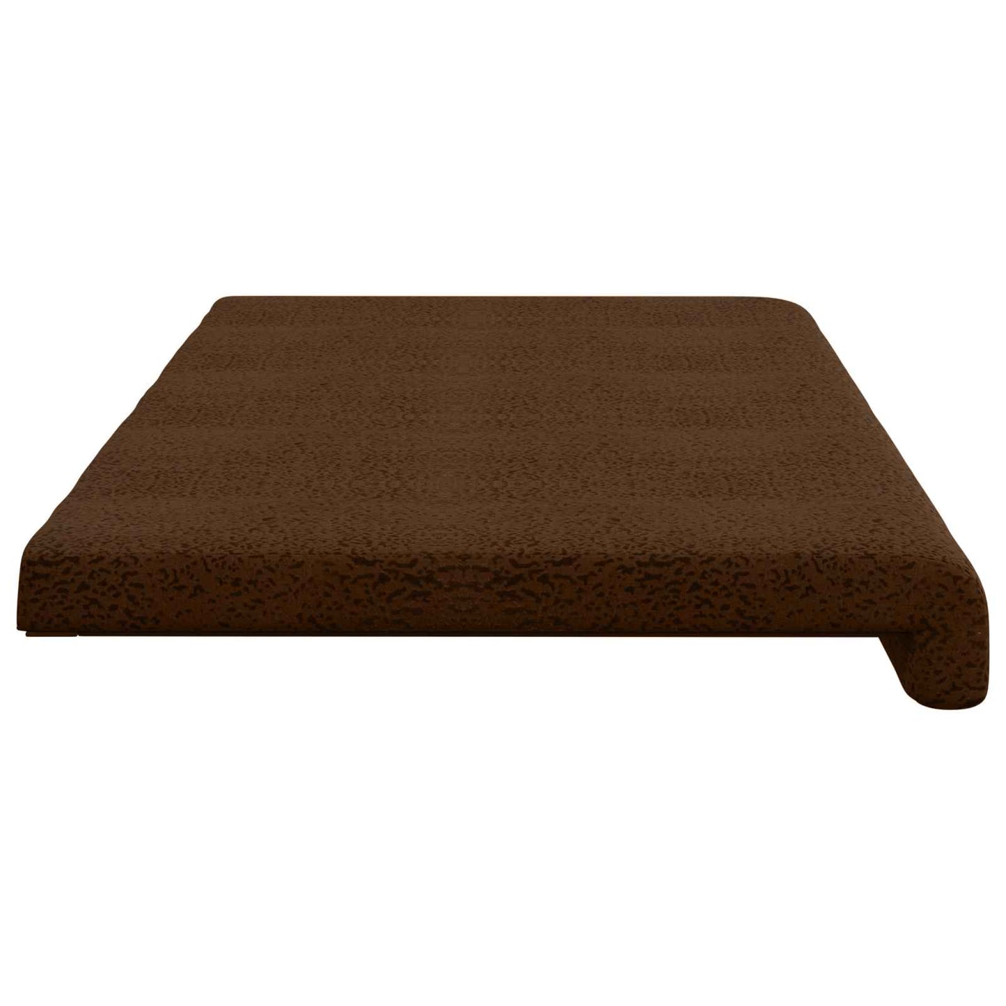 Bankkussen Faux Suède Stof Bruin Diepte 35 cm