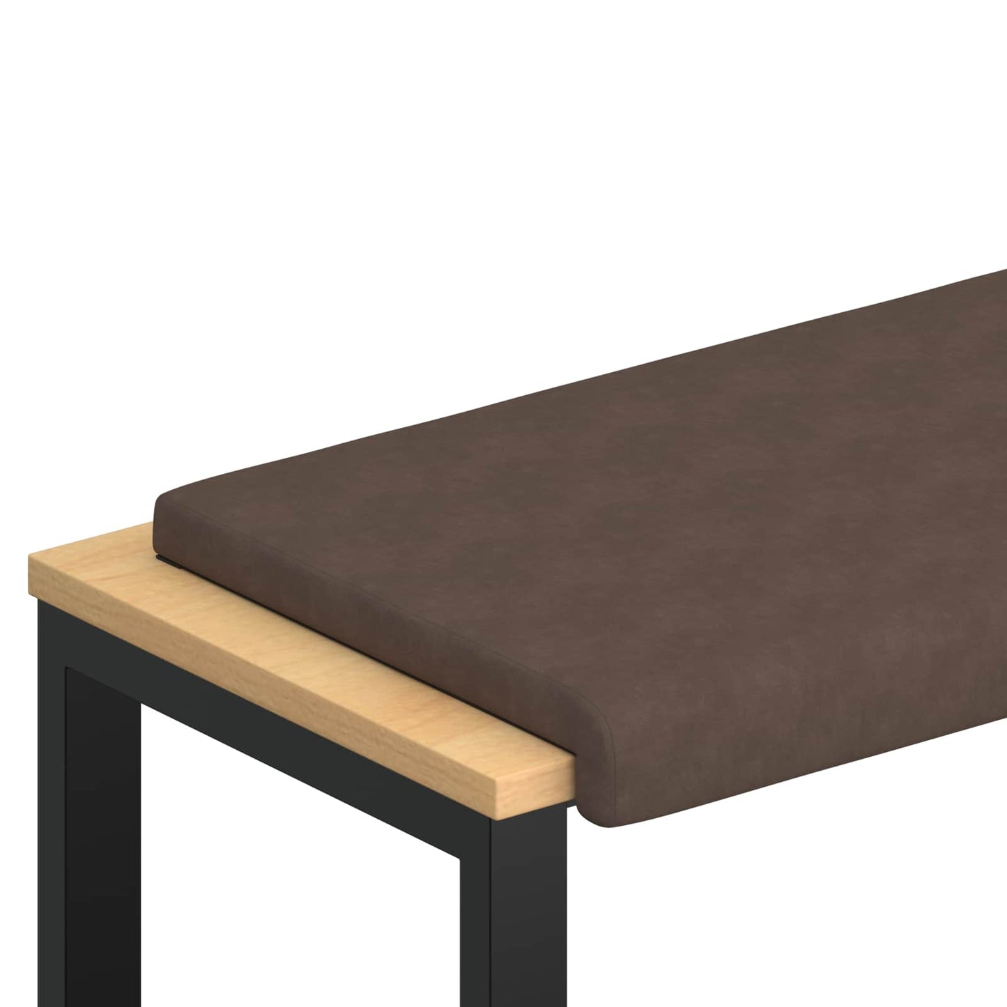 Bankkussen Microvezel Bruin Diepte 35 cm