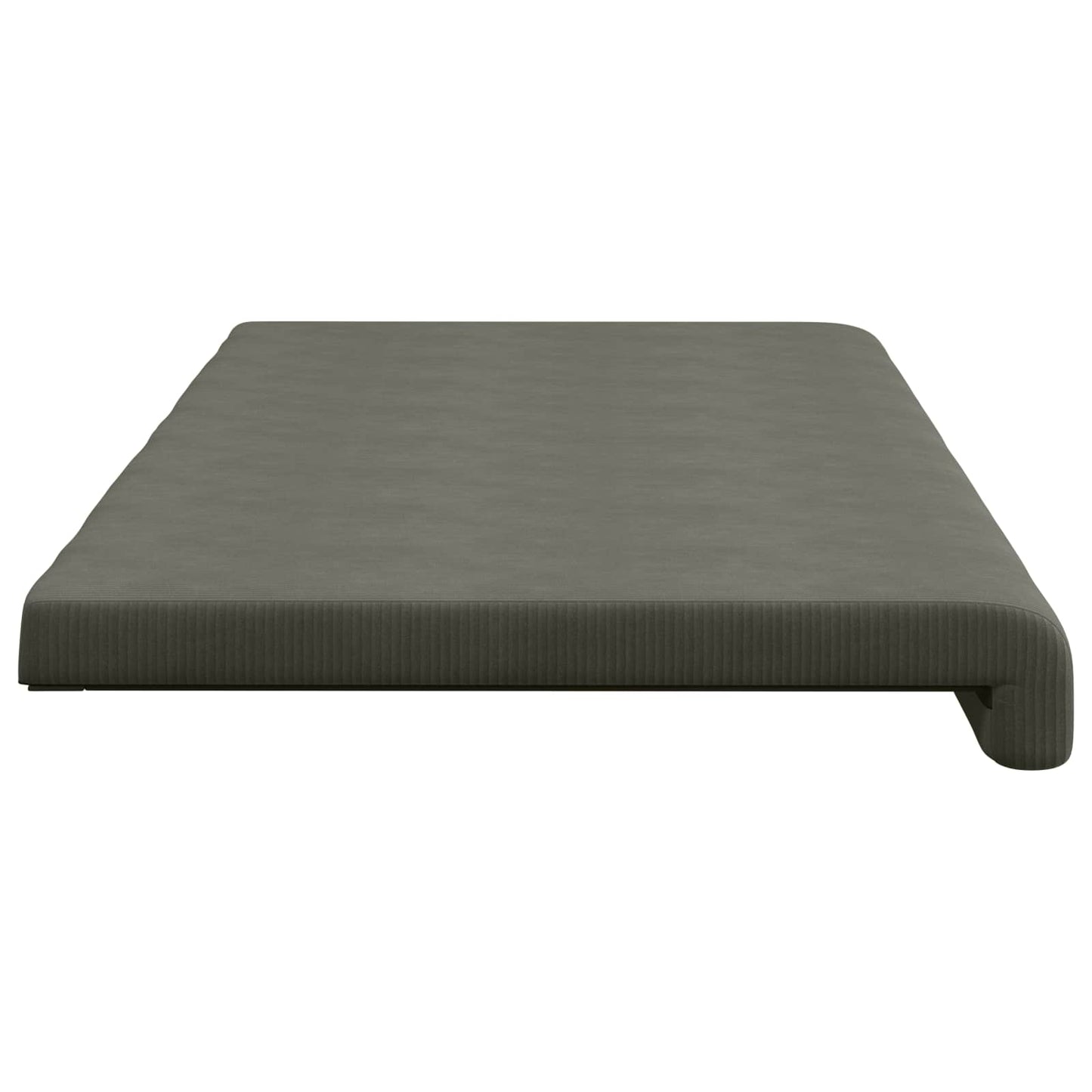 Bankkussen corduroy Lichtgrijs Diepte 35 cm