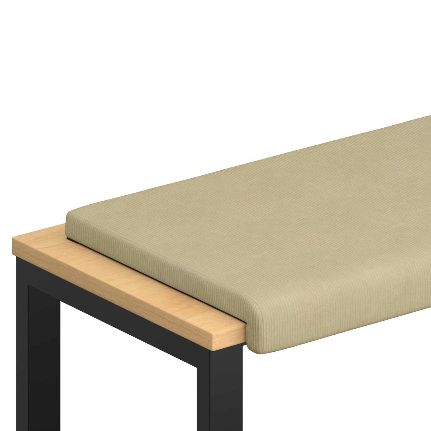 Bankkussen corduroy Grijs groen Diepte 35 cm