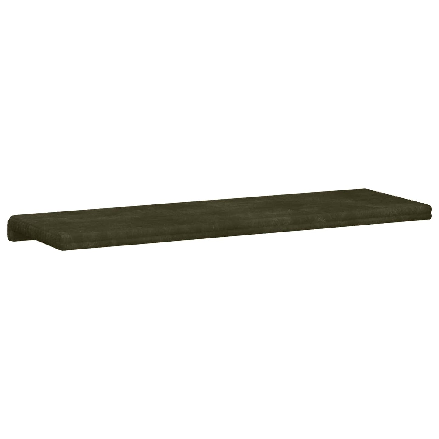 Bankkussen Pluche Corduroy Groen Diepte 35 cm