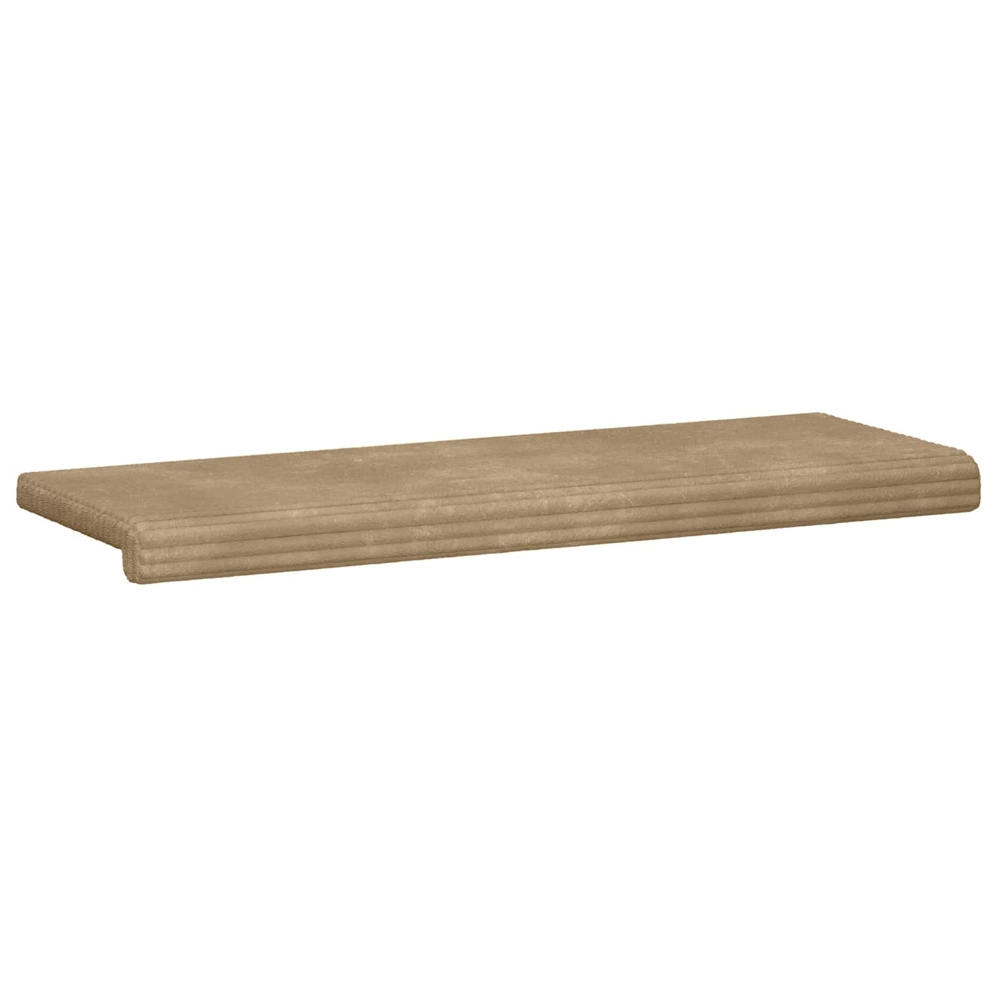 Bankkussen Pluche Corduroy Taupe Diepte 35 cm