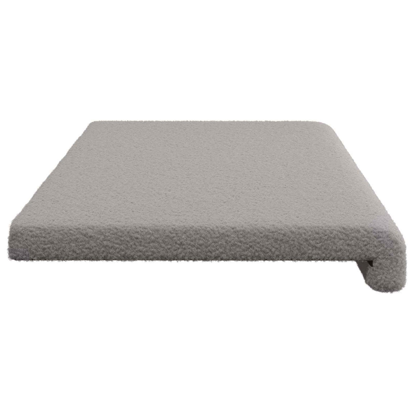Bankkussen Sherpa Stof Lichtgrijs Diepte 35 cm