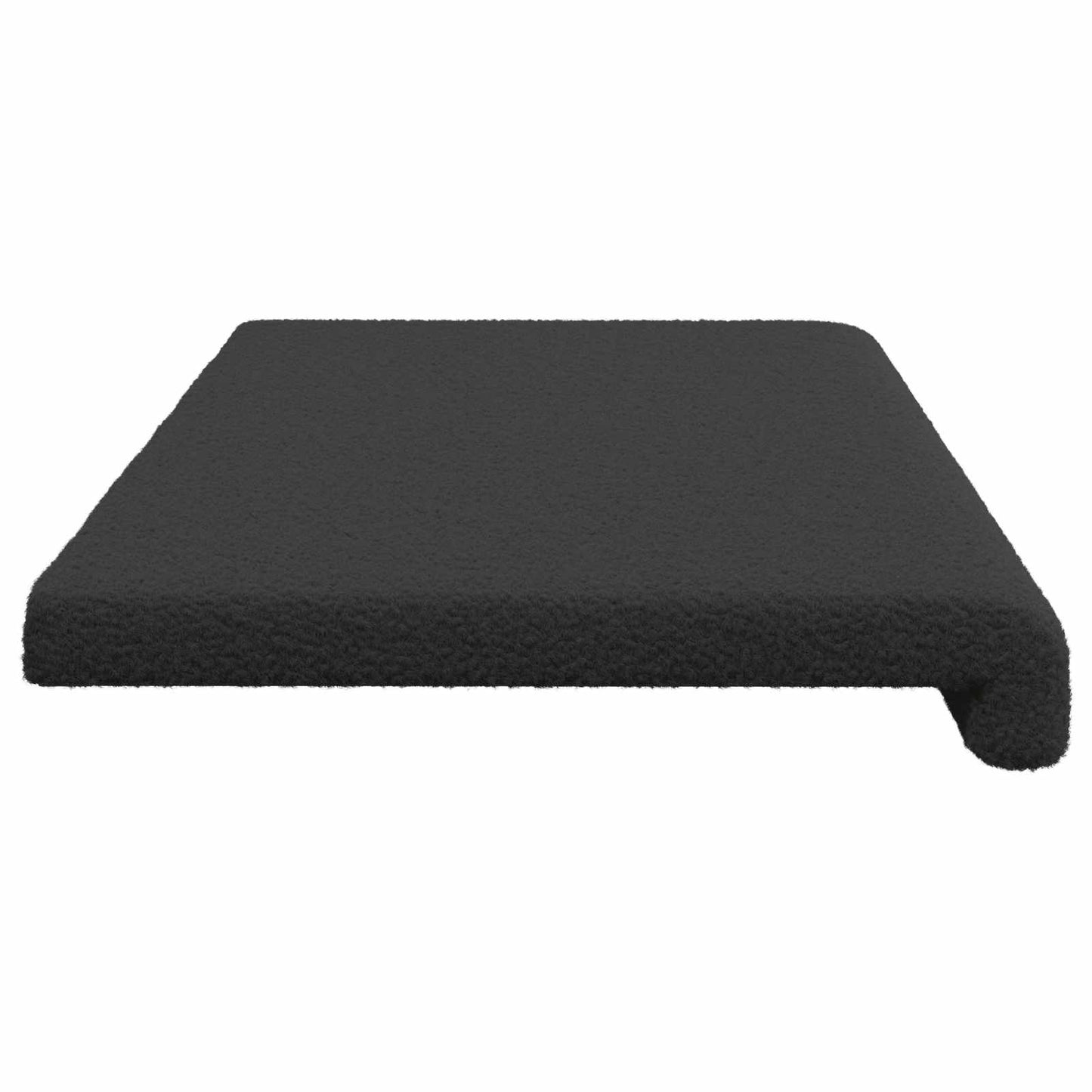 Bankkussen Sherpa Stof Donkergrijs Diepte 35 cm