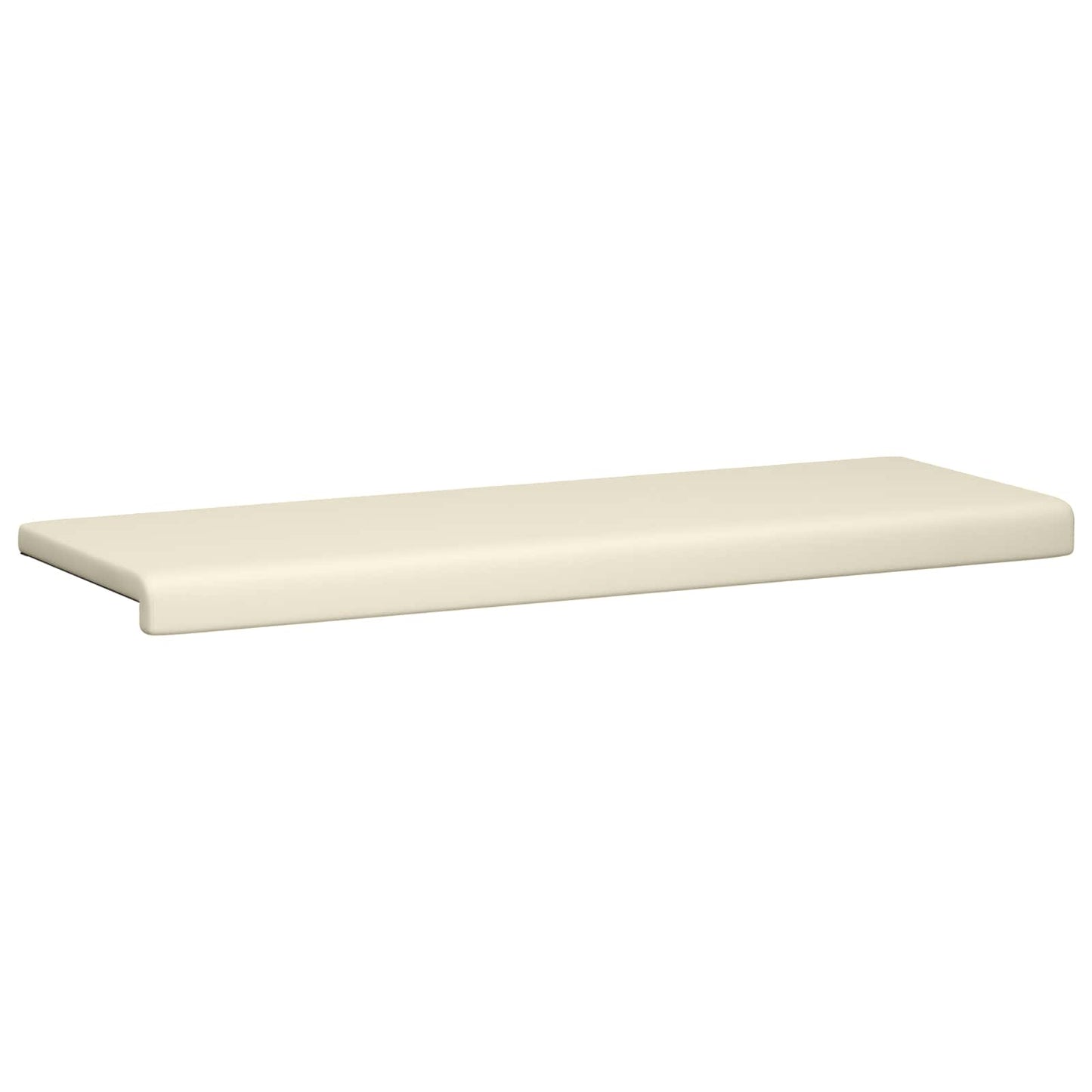 Bankkussen Textured Velvet Crèmekleurig Diepte 35 cm