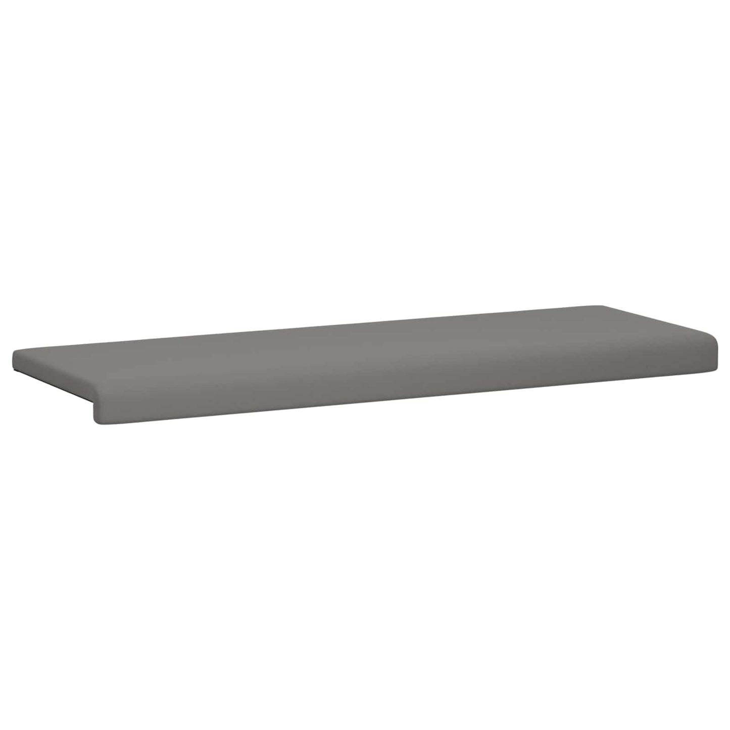 Bankkussen Textured Velvet Donkergrijs Diepte 35 cm
