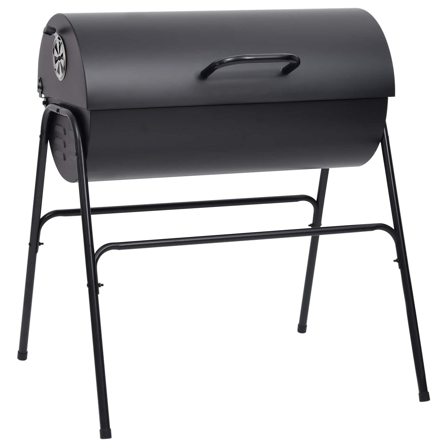 Buiten Grill 3 pcs 80 x 73 x 90 cm Zwart Metaal