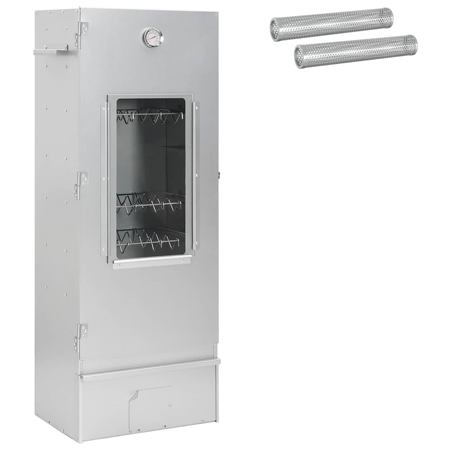 Rookoven 3 pcs Zilverkleurig Gegalvaniseerd staal
