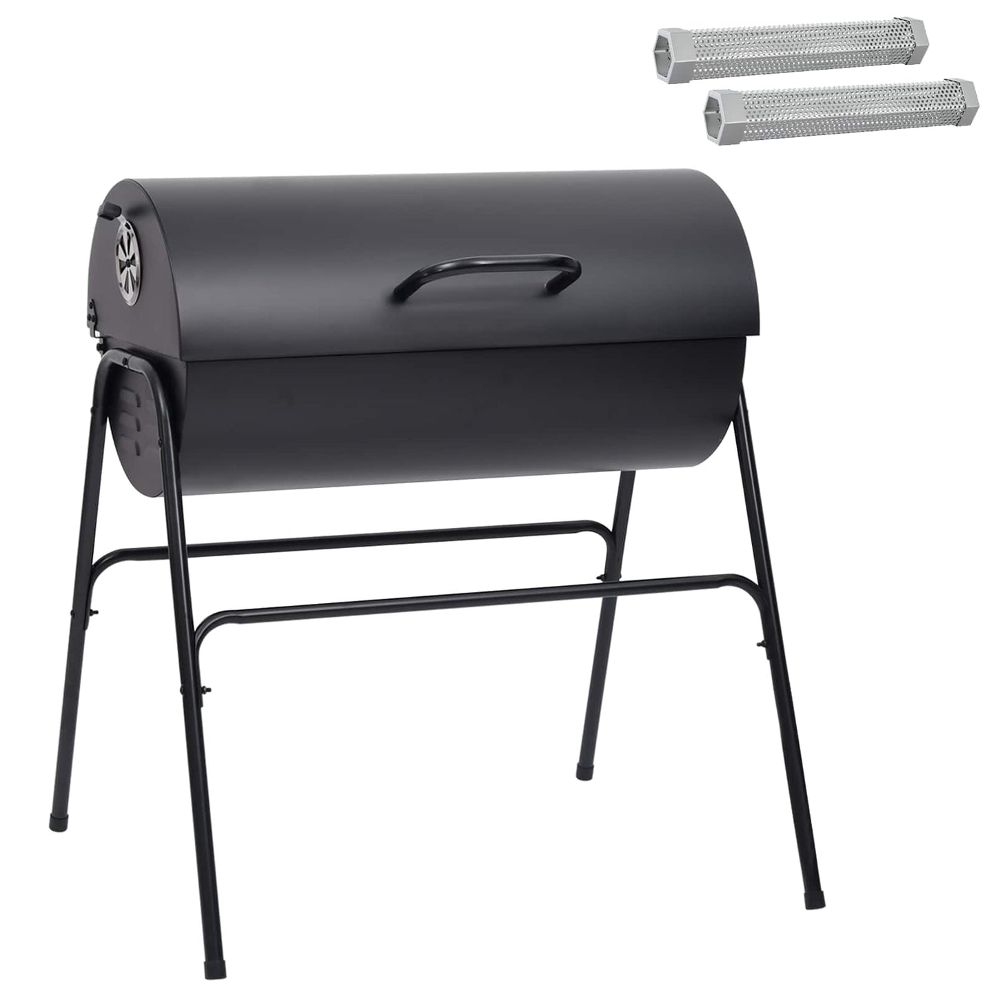 Vaten Grill met 2 Kookroosters 3 pcs 80 x 73 x 90 cm Metaal