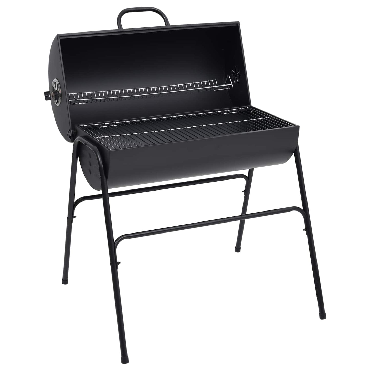 Vaten Grill met 2 Kookroosters 3 pcs 80 x 73 x 90 cm Metaal