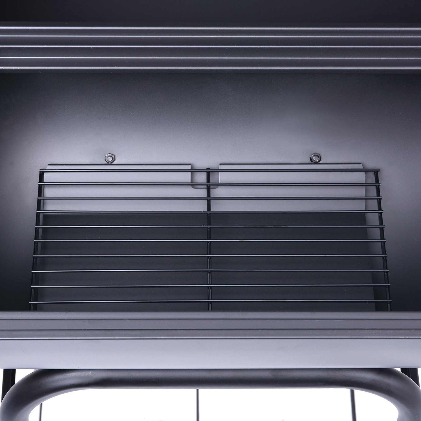 Houtskool Grill 75 x 48 x 120 cm zilver
